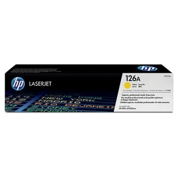 Toner HP 126A [CE312A] yellow, oryginalny | 1000str.