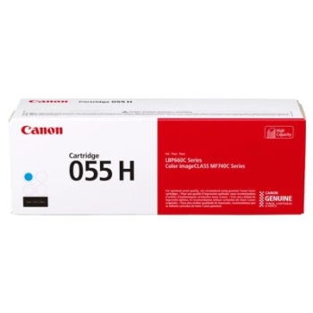 Toner Canon CRG055H cyan, oryginalny | 5900str.