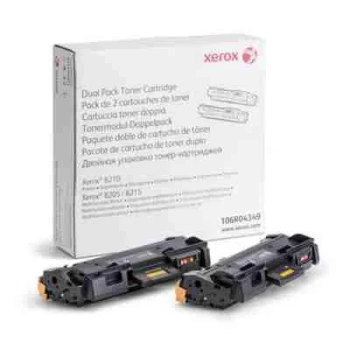 Toner Xerox B205/B210/B215 [106R04349] czarny, oryginalny | zestaw 2 tonerów | 2x 3000str.