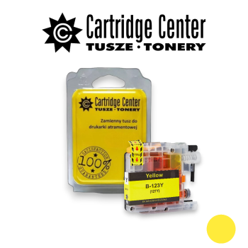 Tusz Brother LC-123 Y yellow, zamiennik | 10ml