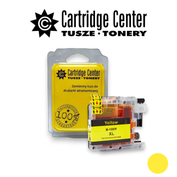 Tusz Brother LC-125 XL Y yellow, zamiennik | 15ml