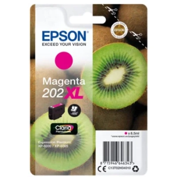 Tusz Epson 202XL M [C13T02H34010] magenta, oryginalny | 8,5ml