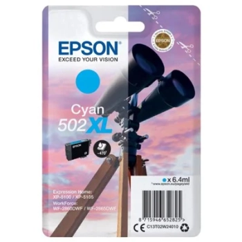 Tusz Epson 502XL C [C13T02W24010] cyan, oryginalny | 6,4ml