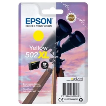 Tusz Epson 502XL Y [C13T02W44010] yellow, oryginalny | 6,4ml