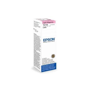 Tusz Epson T6736 LM [C13T67364A] light magenta, oryginalny | 70ml