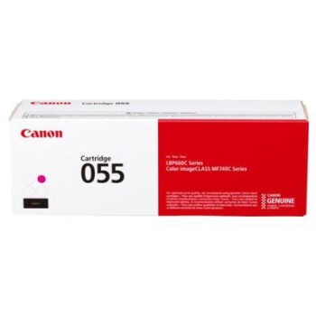 Toner Canon CRG055 magenta, oryginalny | 2100str.