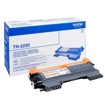 Toner Brother TN-2220 czarny, oryginalny | 2600str.