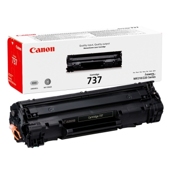 Toner Canon CRG737 czarny, oryginalny | 2400str.